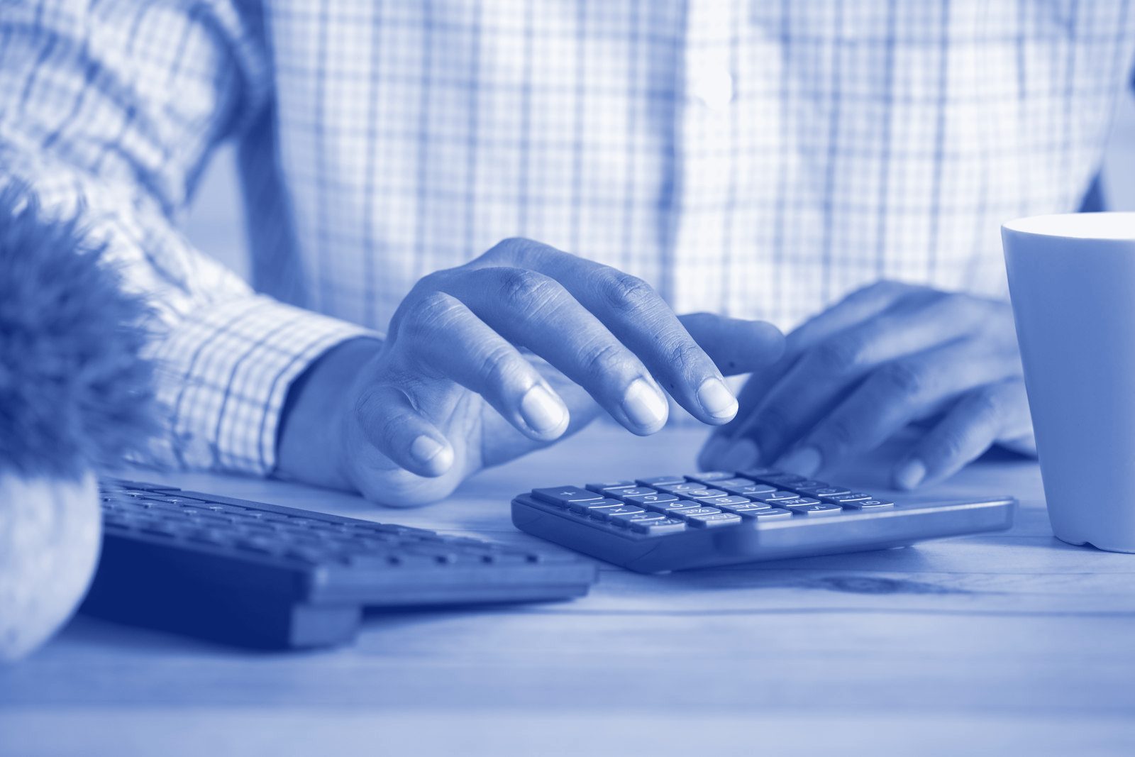 Documentos financeiros em análise