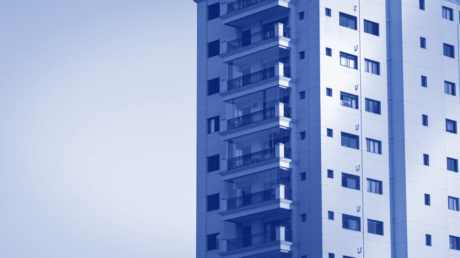 Fachada de edifício residencial moderno